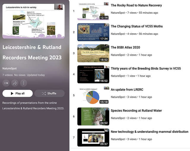 Leicestershire & Rutland Recorders Meeting 2023