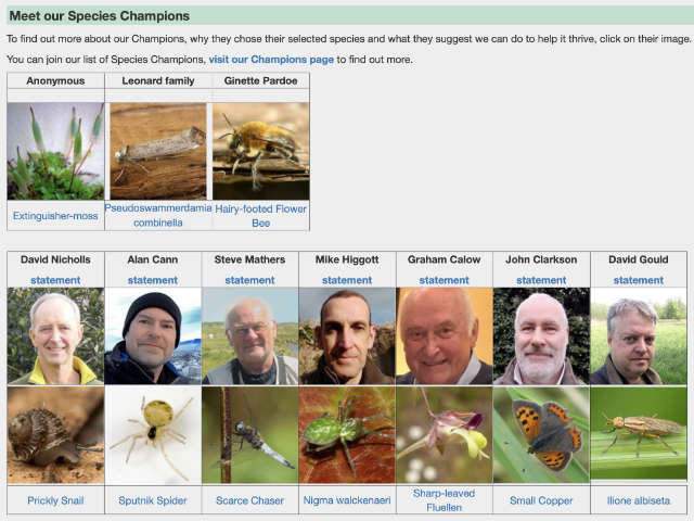 Species Champions