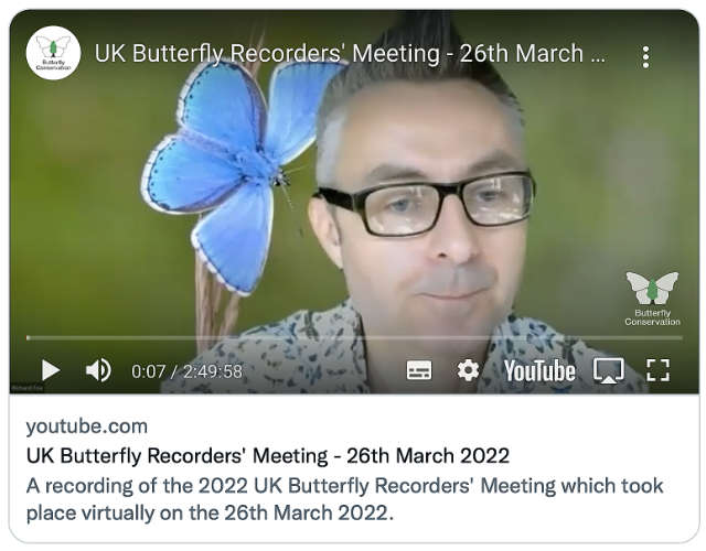UK Butterfly Recorders Meeting 2022