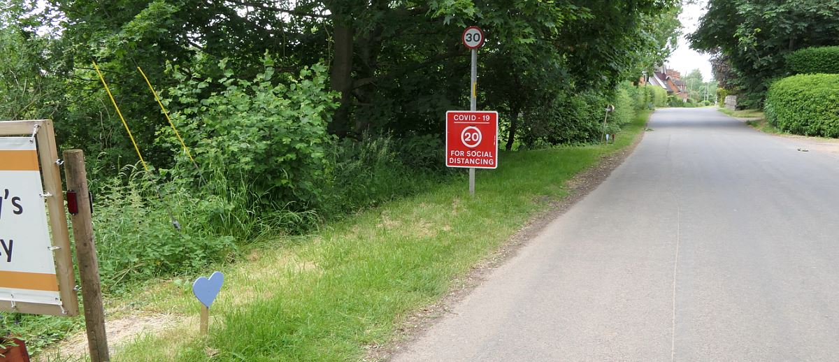 Shawell Catthorpe Road verge